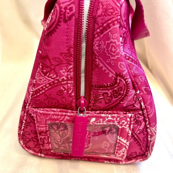 Vera Bradley Lighten up Lunch Cooler Bag Stamped Paisley Pink - Picture 4 of 9
